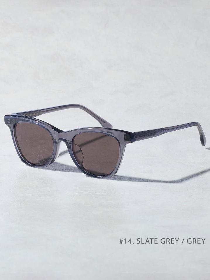OWN　　「#14  SLATE GRAY/GRAY」　　ウェリントンタイプグラッシーズ