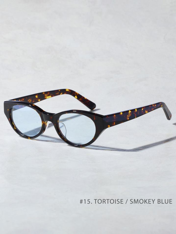 OWN　　「#15  TORTOISE/SMOKEY BLUE」　　セミオーバルタイプグラシーズ