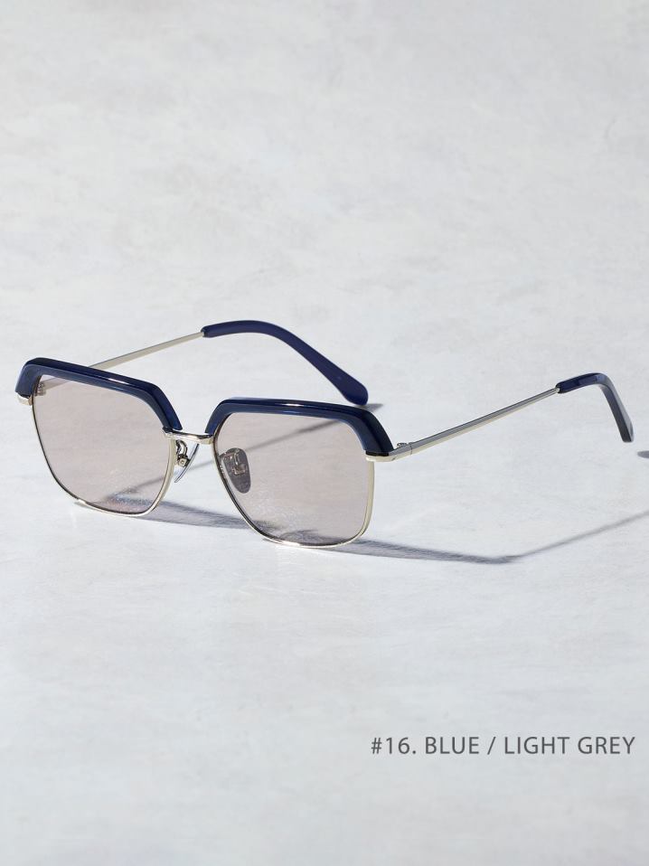 OWN　　「#16  BLUE/LIGHT GRAY」　　コンビネーション ブロウタイプグラシーズ