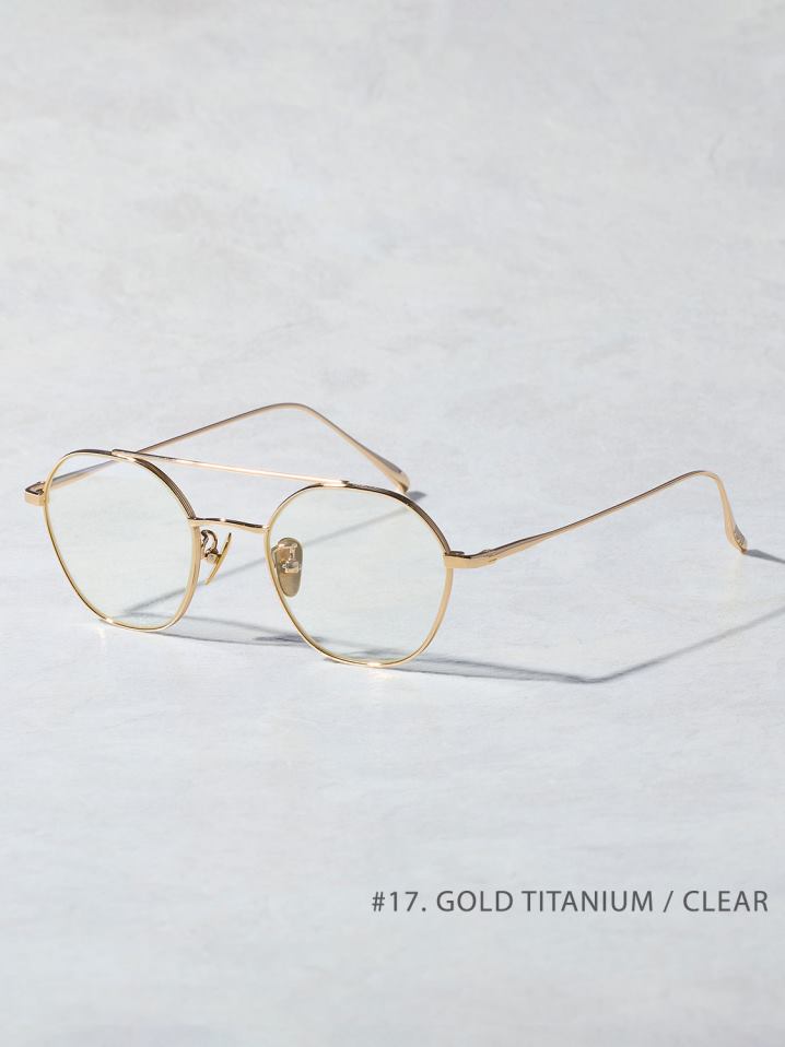 OWN　　「#17  GOLD TITANIUM/CLEAR」　　メタルグラッシーズ