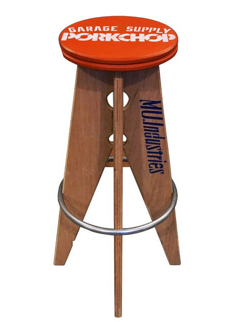【 Restock Item！】PORKCHOP GARAGE SUPPLY × MU.Industries　　　「PORK STOOL 〈HIGH〉 」 　スツール