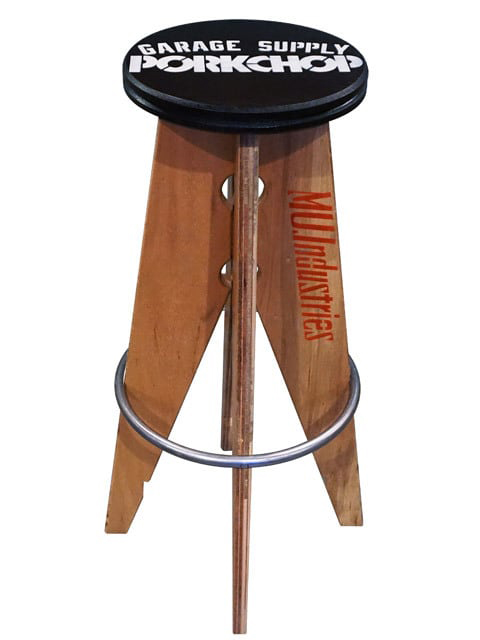 【 Restock Item！】PORKCHOP GARAGE SUPPLY × MU.Industries　　　「PORK STOOL 〈HIGH〉 」 　スツール