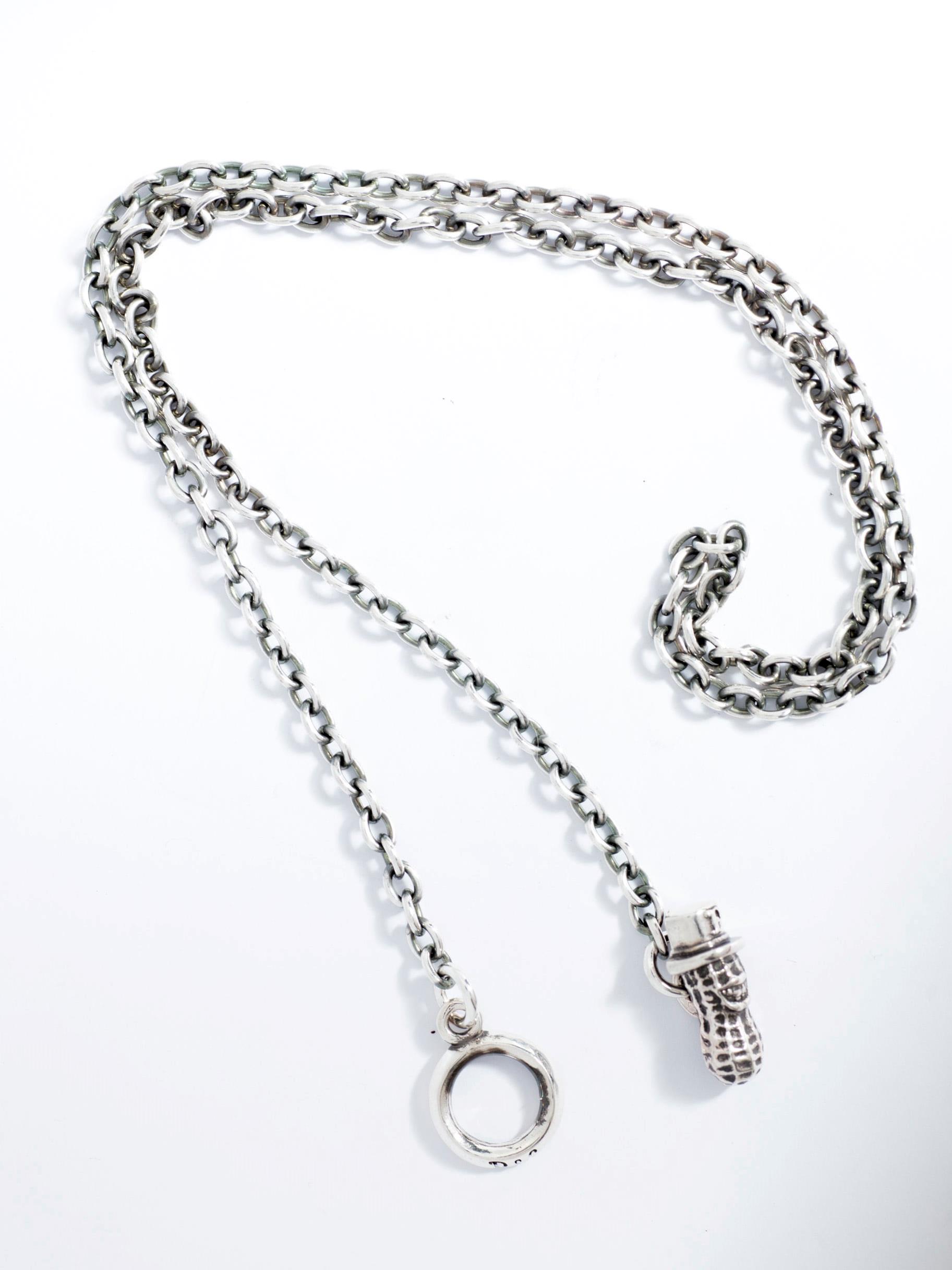 Peanuts&Co　「PEANUTS CHAIN 2 ALL SILVER」 　SILVER925製 チェーンネックレス