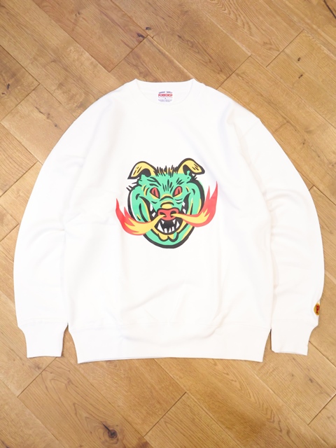 PORKCHOP GARAGE SUPPLY　「MASA SCULP SWEAT A」  クルーネックスウェット