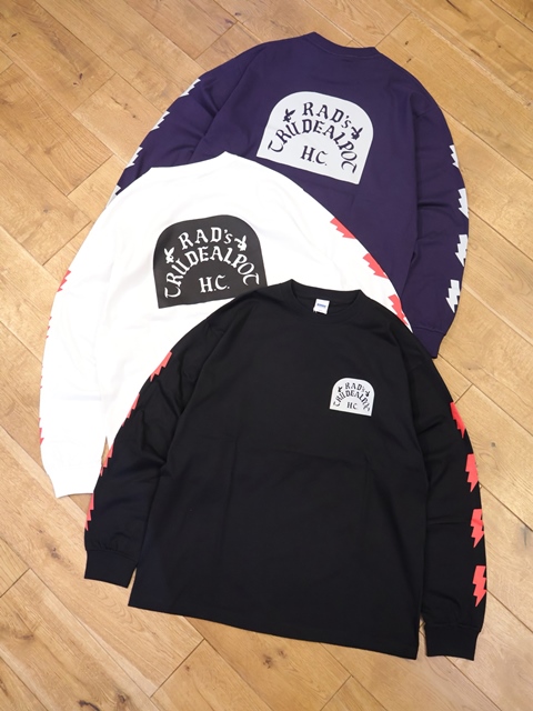 RADIALL 　「TOMBSTONE - CREW NECK T-SHIRT L/S 」　プリントロングスリーブティーシャツ