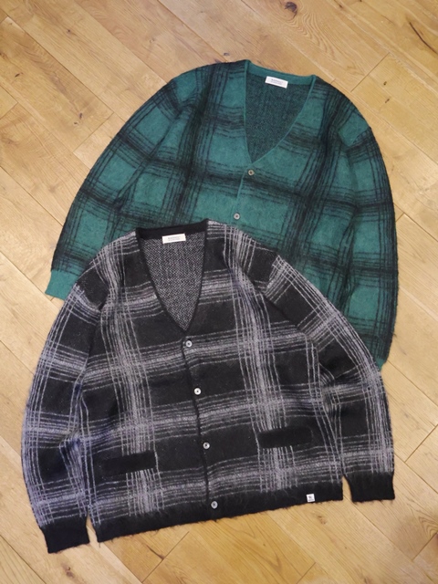 RADIALL　　「ROBBER DUB - CARDIGAN SWEATER　L/S」　モヘアカーディガン
