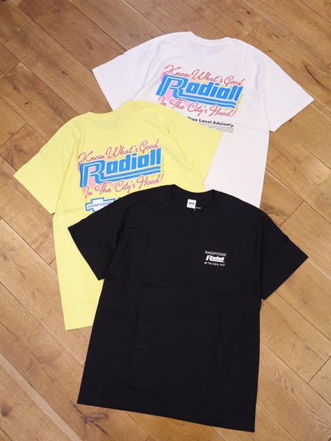 RADIALL 　「CUTLASS - CREW NECK T-SHIRT S/S」　プリントティーシャツ