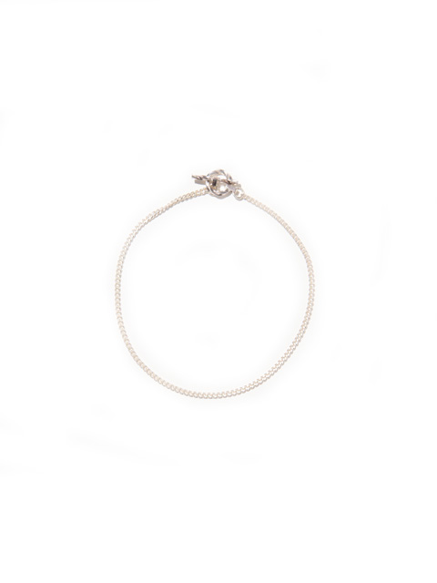 RADIALL　　「CURB - T-BAR BRACELET 」　SILVER925製　チェーンブレスレット