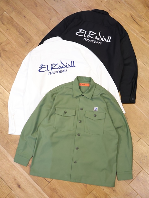 RADIALL　　「HAMMOND - OPEN COLLARED SHIRT L/S 」　 オープンカラーワークシャツ