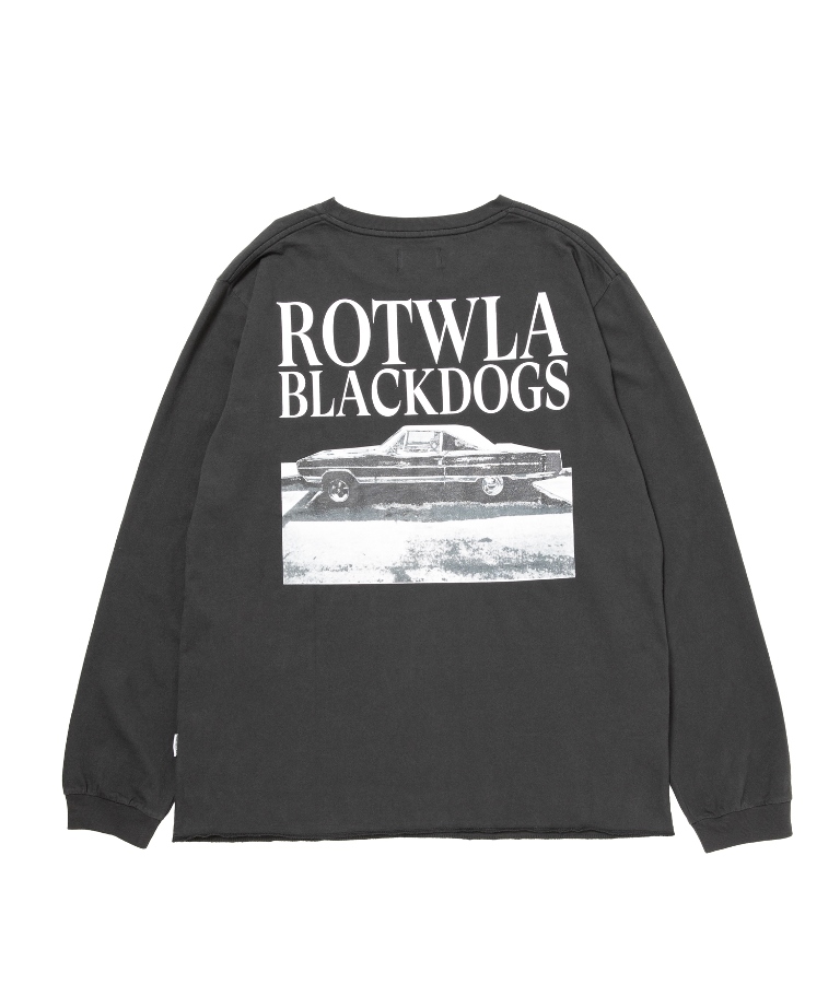 【予約商品8月入荷予定】ROTTWEILER 　　「R9 PHOTO LS TEE」 　ピグメントロングスリーブ ティーシャツ