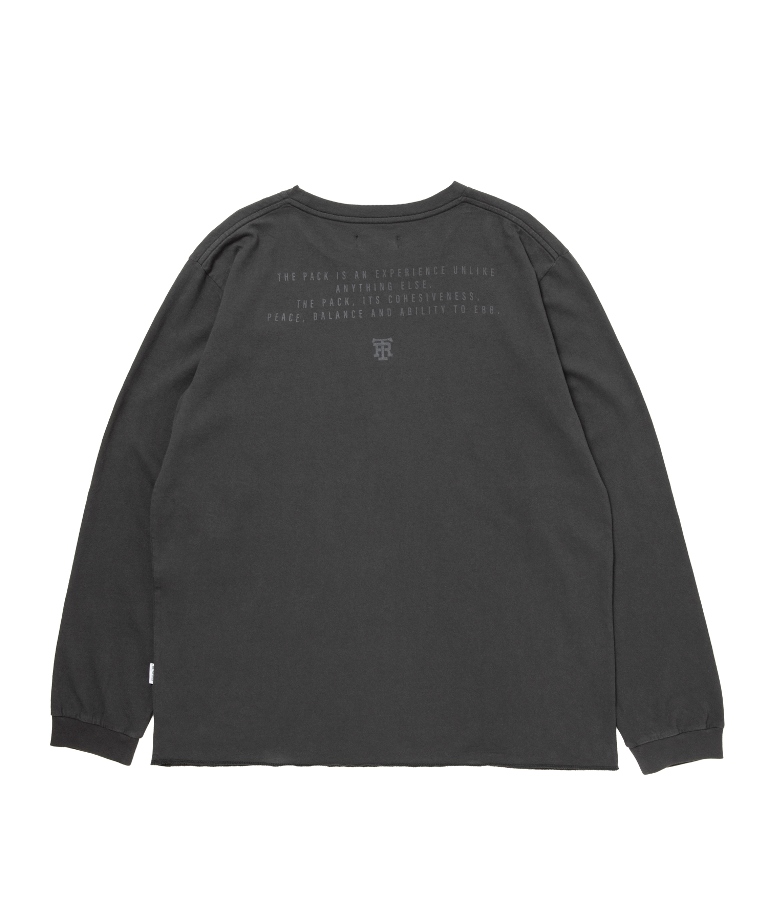 【予約商品8月入荷予定】ROTTWEILER 　　「R9 BLK LS TEE」 　ピグメントロングスリーブ ティーシャツ