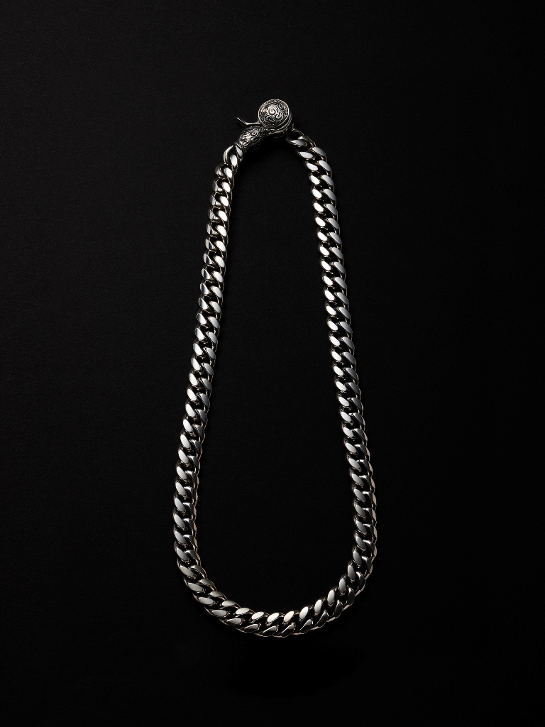 ANTIDOTE BUYERS CLUB　　「Engraved Miami Chain」　　SILVER950製 ネックレス