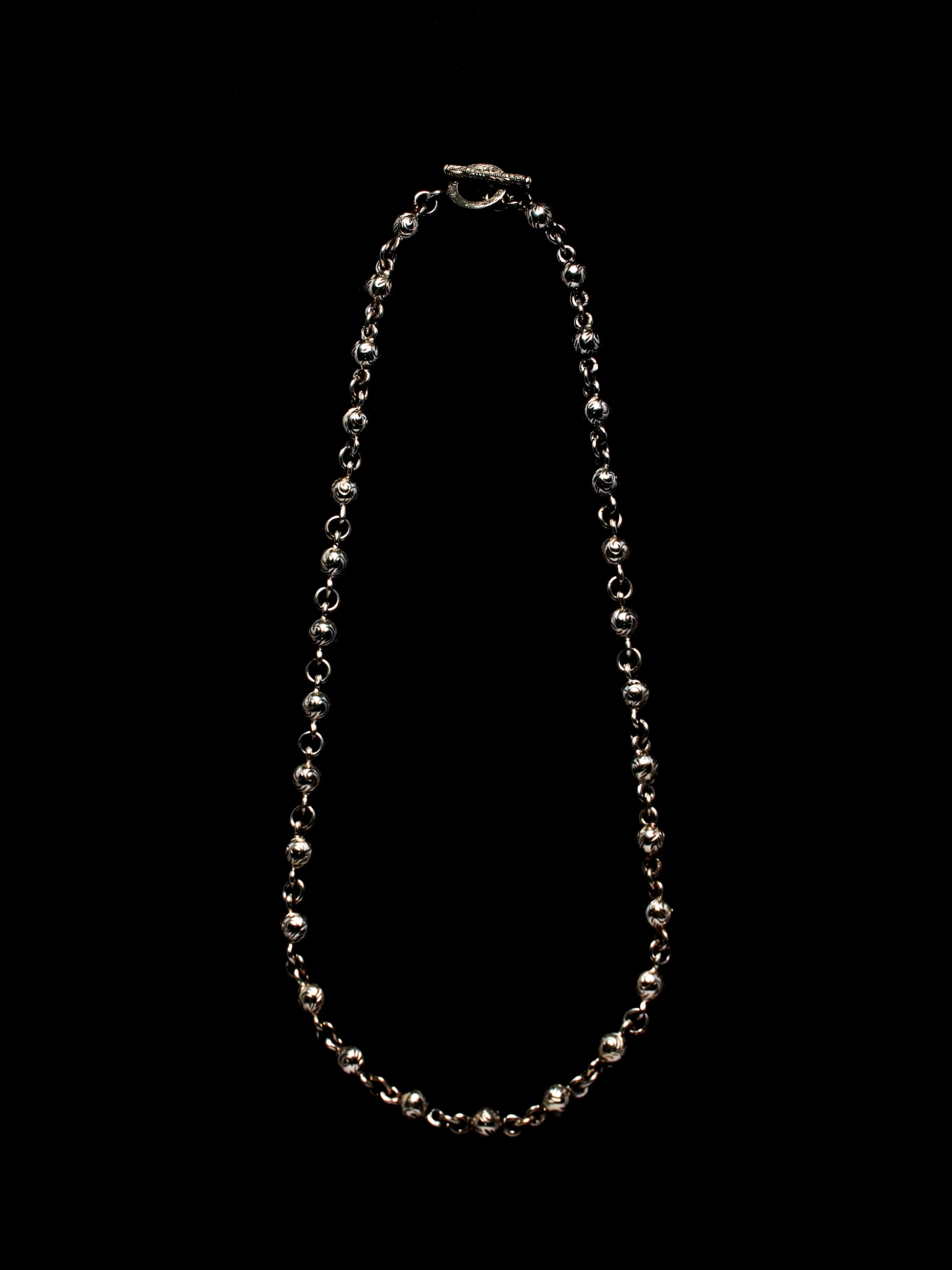 ANTIDOTE BUYERS CLUB　　「 Engraved Ball Chain 」　　SILVER950製 ネックレス