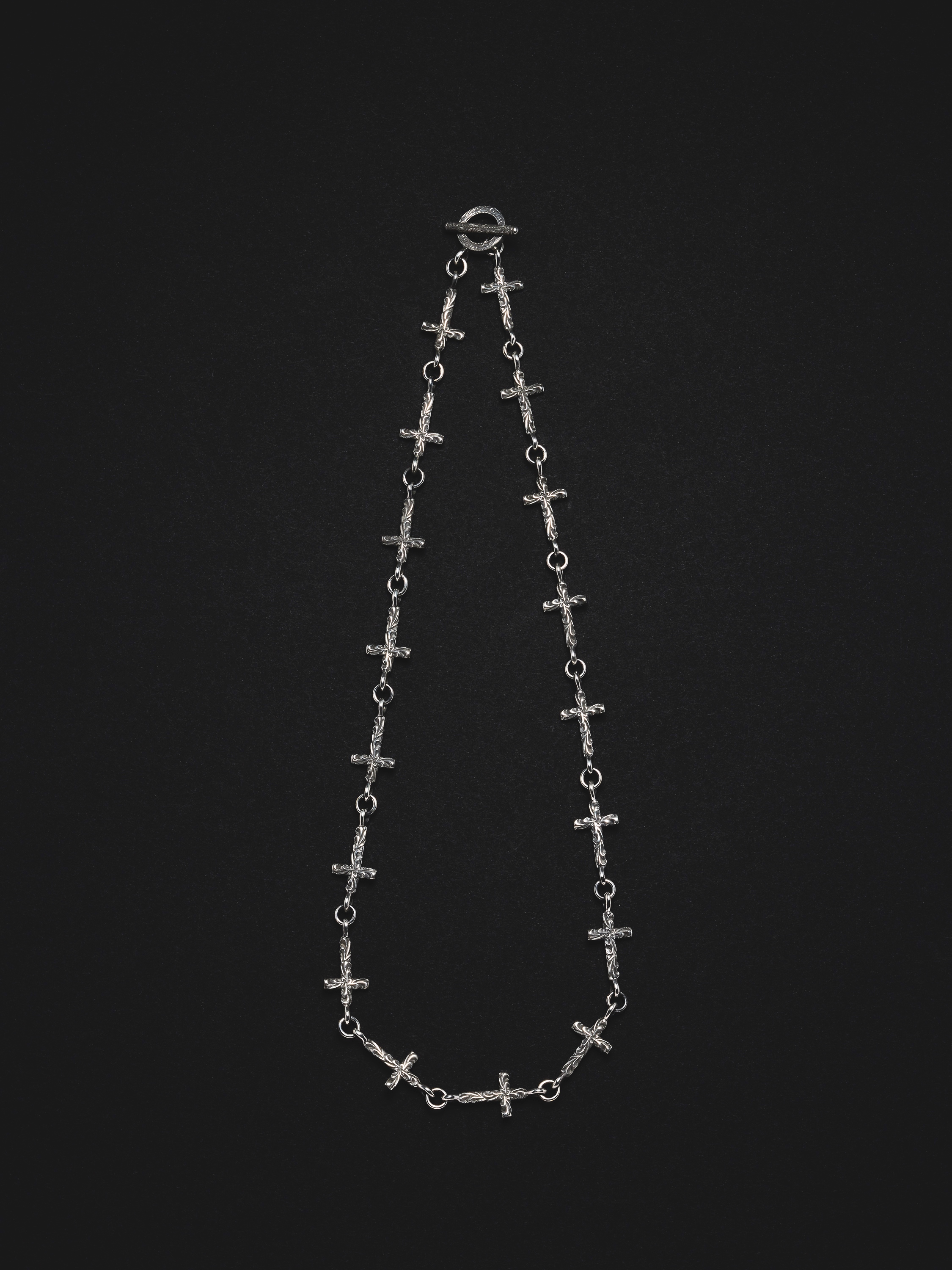 ANTIDOTE BUYERS CLUB　「Ornament Cross Link Chain」　　SILVER950製 ネックレス