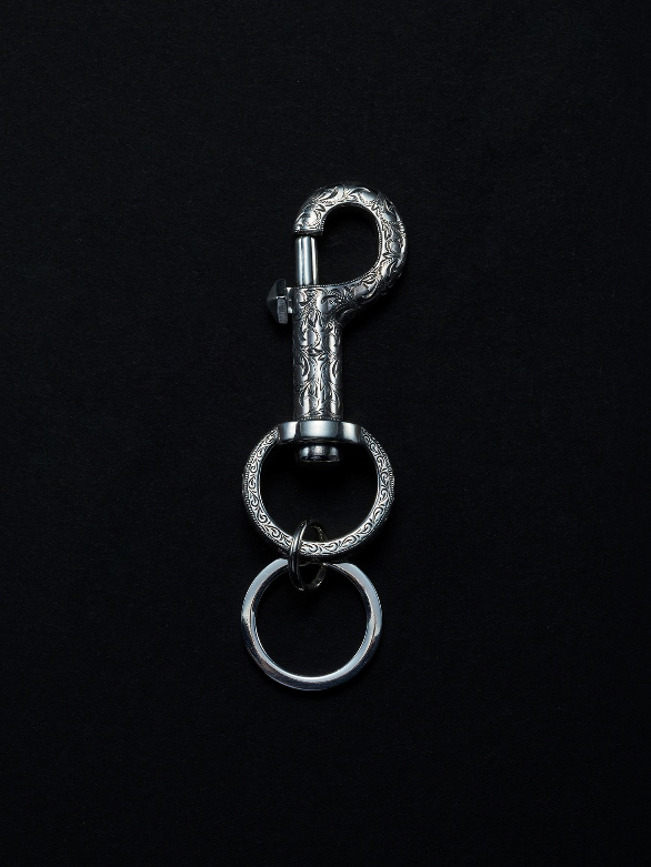 ANTIDOTE BUYERS CLUB　　　「Engraved Key Ring Clip」　SILVER950製 キーリング