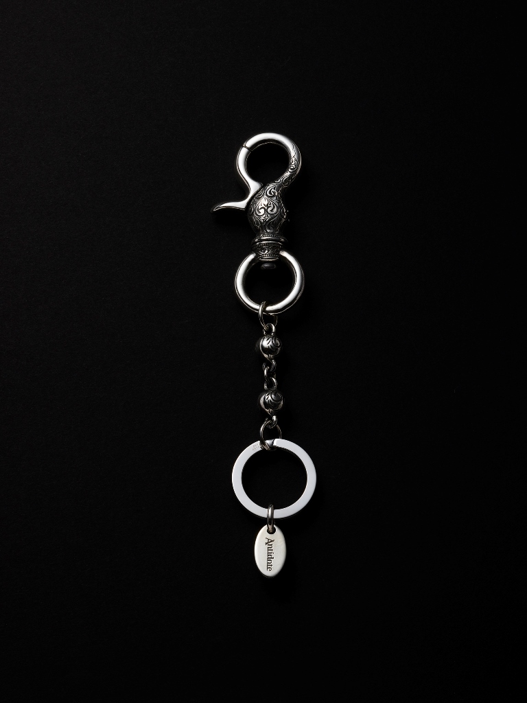 ANTIDOTE BUYERS CLUB　　　「Engraved Ball Key Chain」　SILVER950製 キーリング