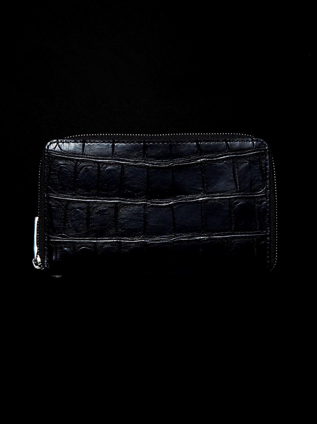【25SS〜】ANTIDOTE BUYERS CLUB　　「Round Zip Long Wallet (Black Crocodile) 」　　ラウンドジップウォレット
