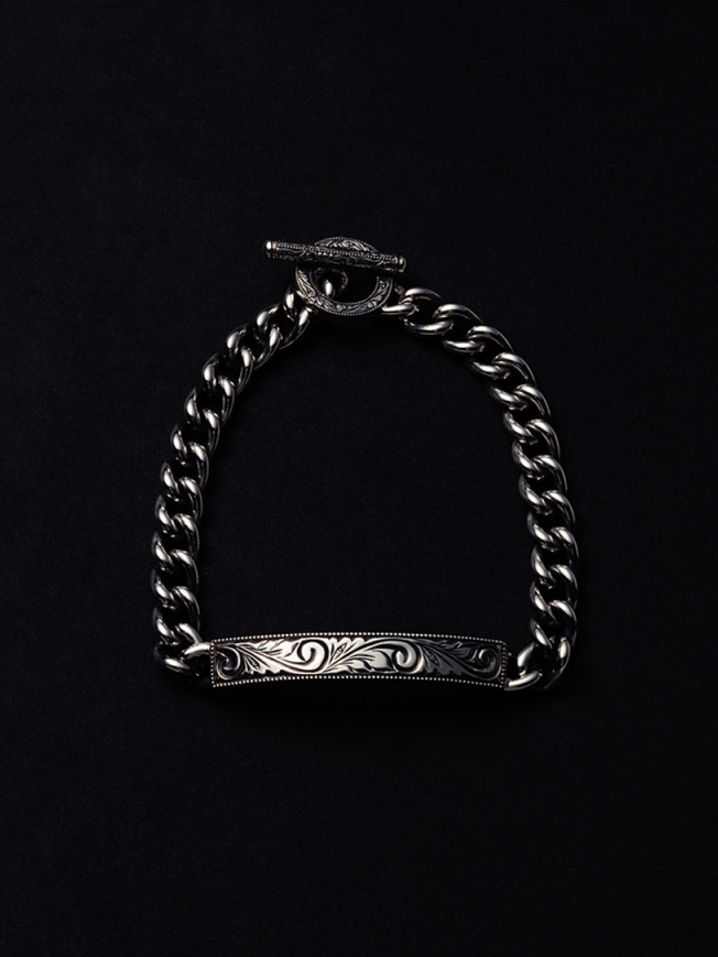 ANTIDOTE BUYERS CLUB　　「 Engraved ID Bracelet 」　　SILVER950製 ブレスレット