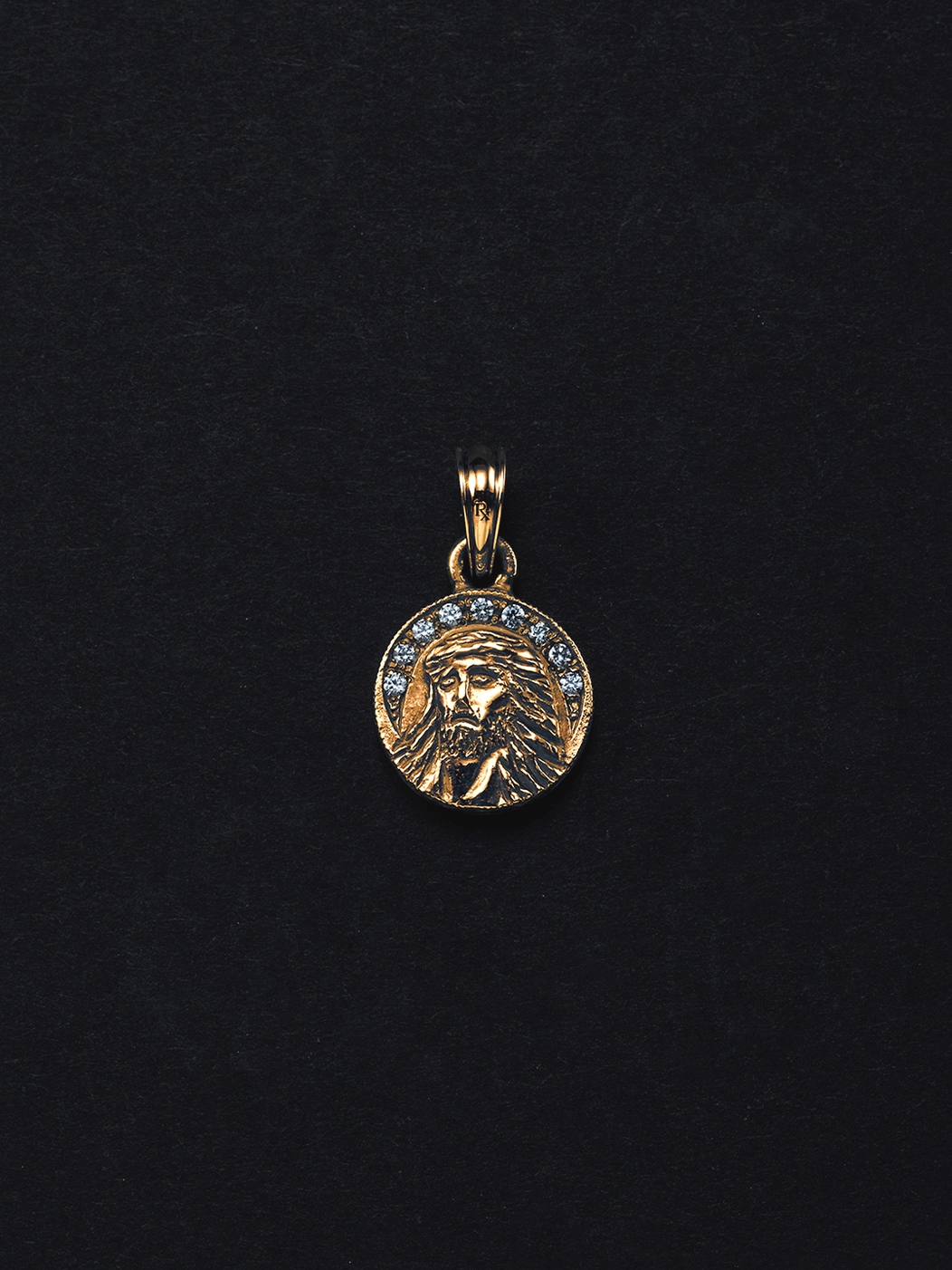 ANTIDOTE BUYERS CLUB　　「Engraved Jesus Pendant(Gold)」　K18製 ペンダントトップ