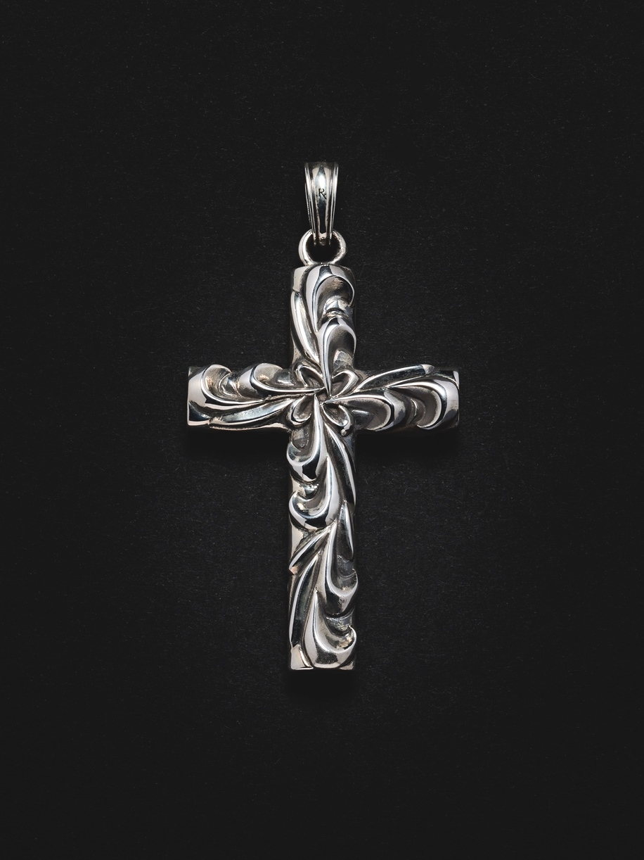 ANTIDOTE BUYERS CLUB　　「Ornament Large Cross Pendant」　　SILVER950製 ペンダントトップ