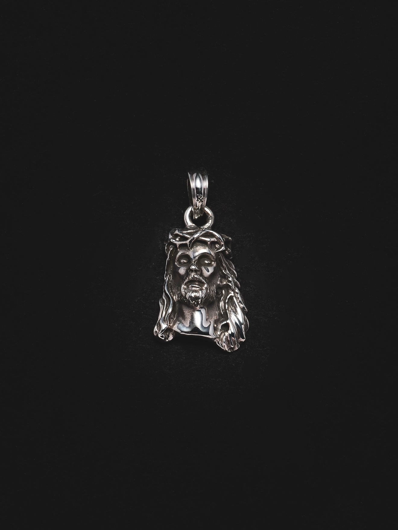 ANTIDOTE BUYERS CLUB　　「Solid Back Jesus Small Pendant」　　SILVER950製 ペンダントトップ