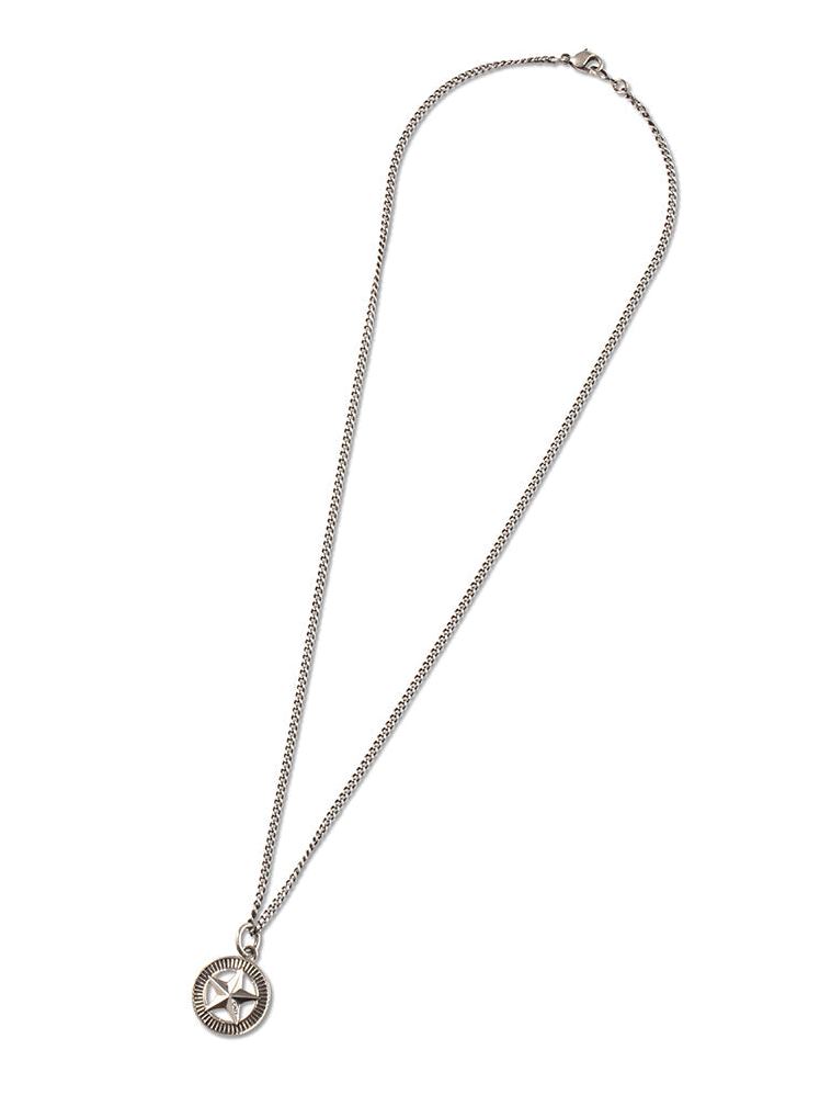 CALEE　　「SILVER STAR CONCHO NECKLACE」　SILVER 925製 コンチョネックレス
