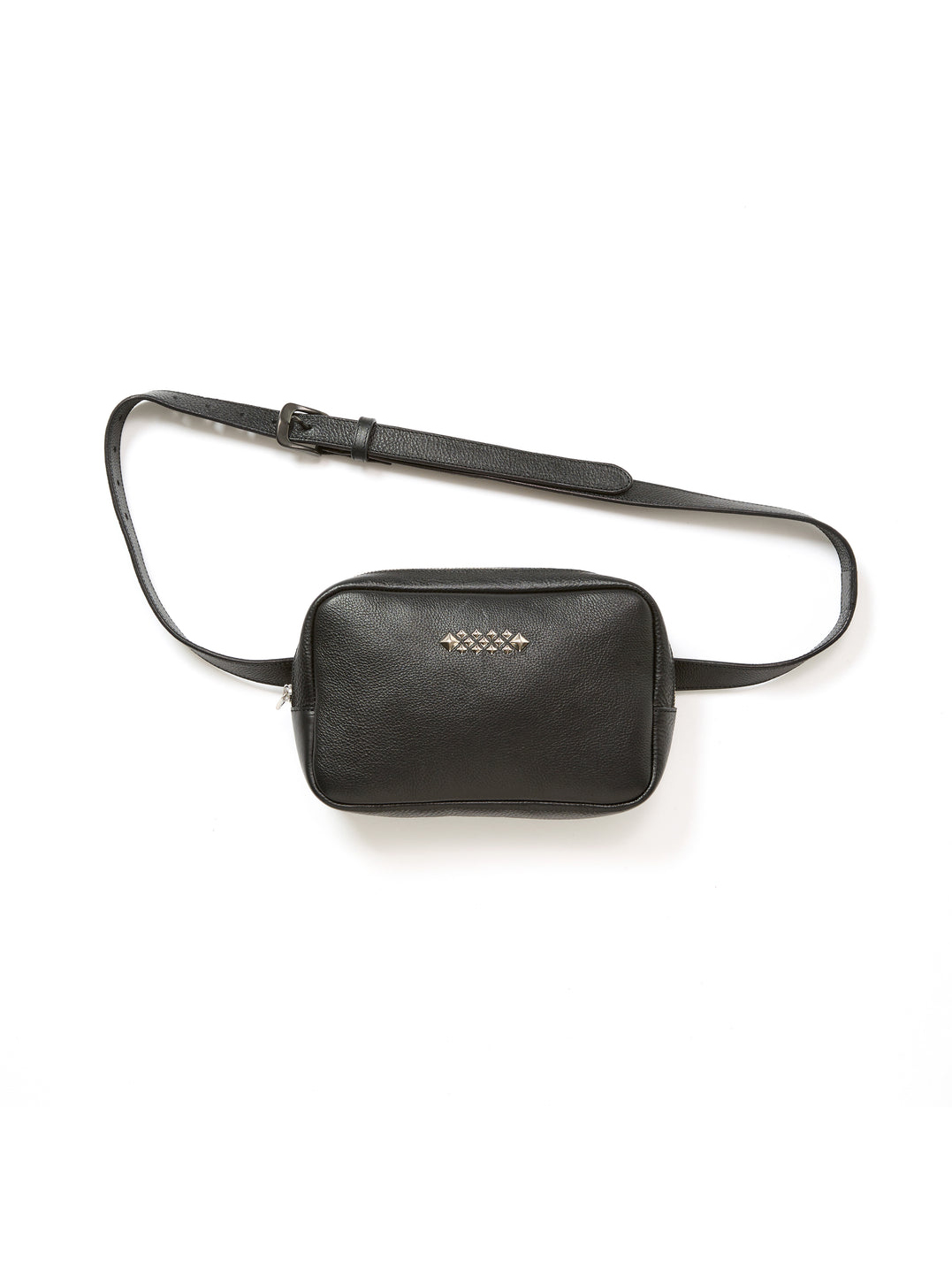 CALEE 　「STUDS LEATHER BODY BAG」　レザーボディバッグ