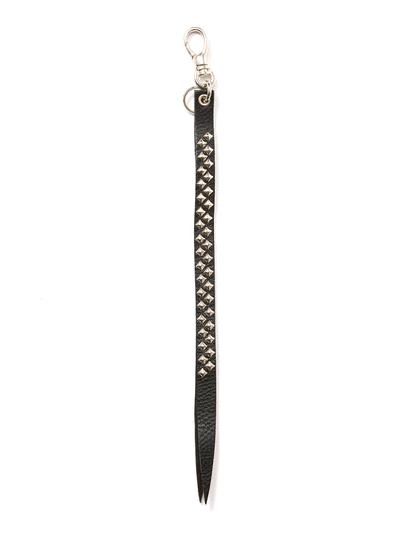 CALEE 　「STUDS LEATHER LONG KEY RING」　スタッズレザーキーリング