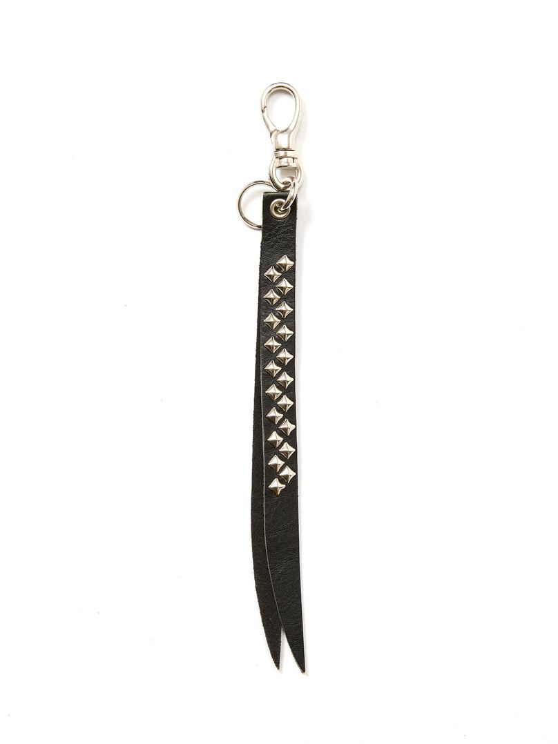 CALEE 　「STUDS LEATHER SHORT KEY RING」　スタッズレザーキーリング