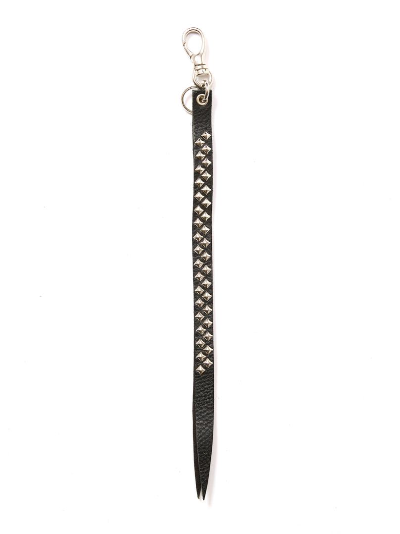 CALEE 　「STUDS LEATHER LONG KEY RING」　スタッズレザーキーリング