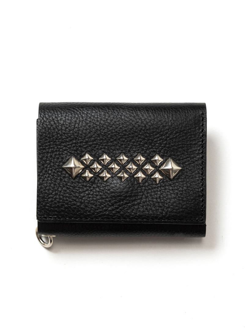 CALEE  　「STUDS LEATHER MULTI WALLET」　　スタッズレザー マルチウォレット