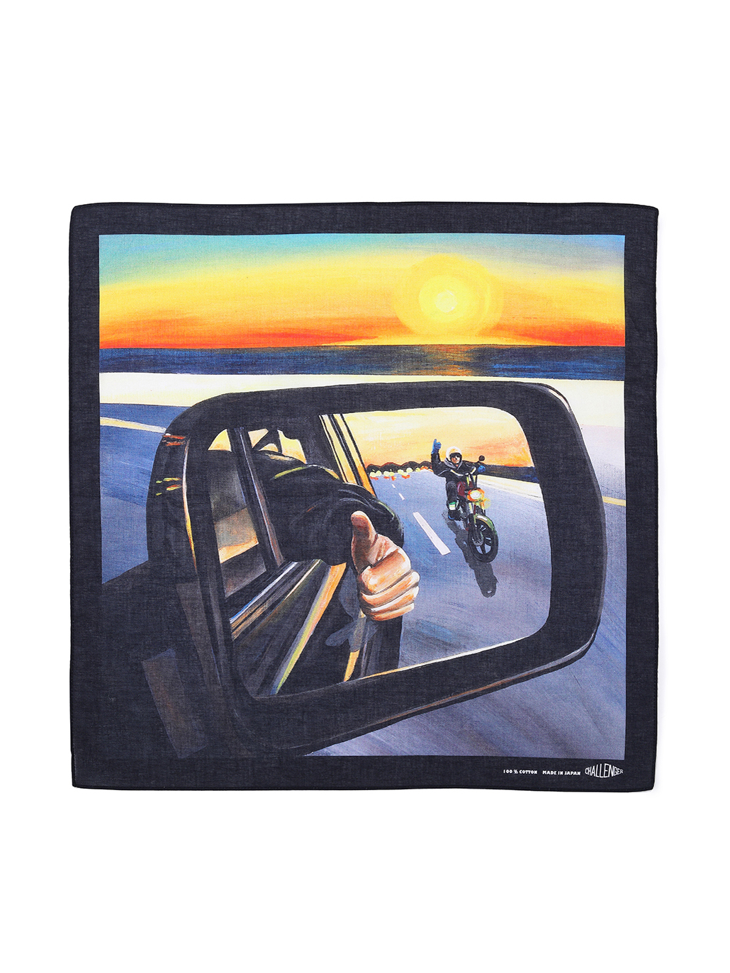 CHALLENGER  　「SUNSET DRIVE BANDANA」　バンダナ