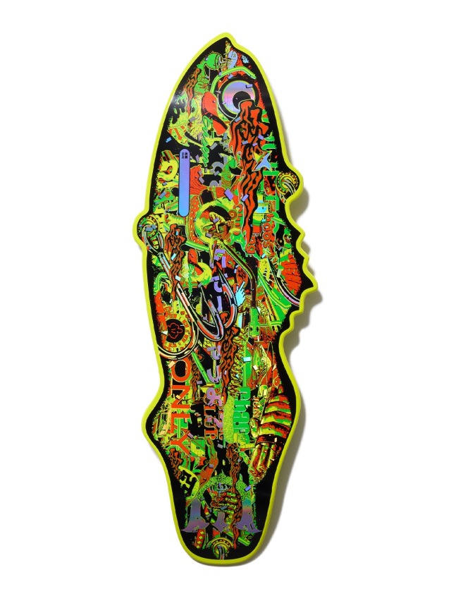 EVISEN × Chaos Fishing Club 「MEGA BAIT」 スケートデッキ