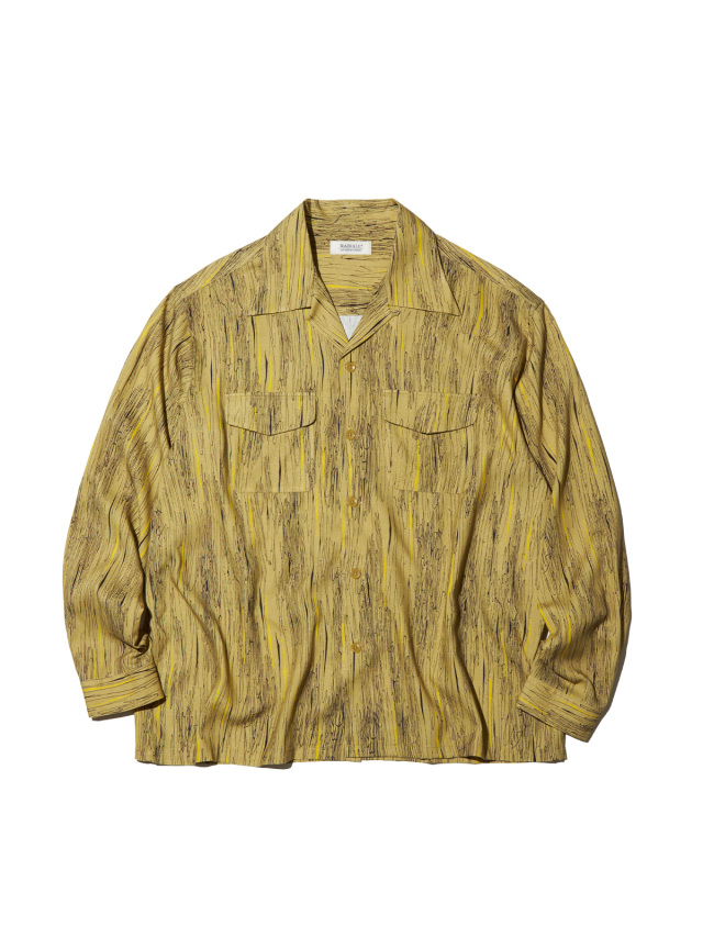RADIALL × 渋川清彦 「ALTEC - OPEN COLLARED SHIRT L/S」 オープン 