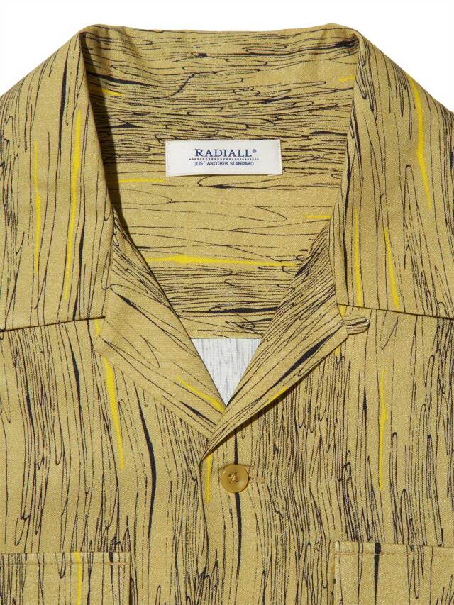 RADIALL × 渋川清彦 「ALTEC - OPEN COLLARED SHIRT L/S」 オープン 