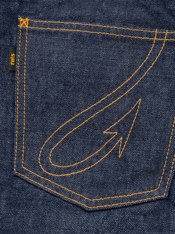 RATS 「INDIGO DENIM PANTS」 5ポケット デニムパンツ