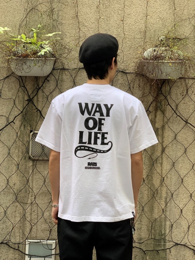 NEW YEAR ITEM!!】RATS×NEIGHBORHOOD 「20TH RATS × NH TEE」 プリント 