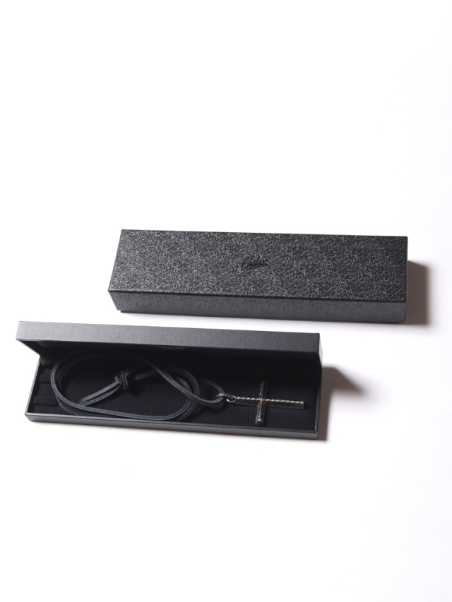 CALEE 「LEATHER STRAP CROSS HEAD NECKLACE」 ネックレス MASH UP マッシュアップ