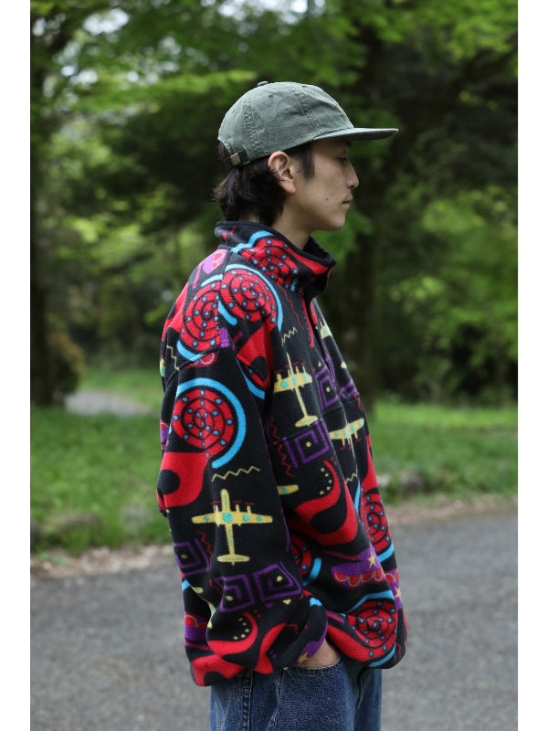 肩幅59cm長瀬智也　チャレンジャー　90s PRINTED FLEECE フリース