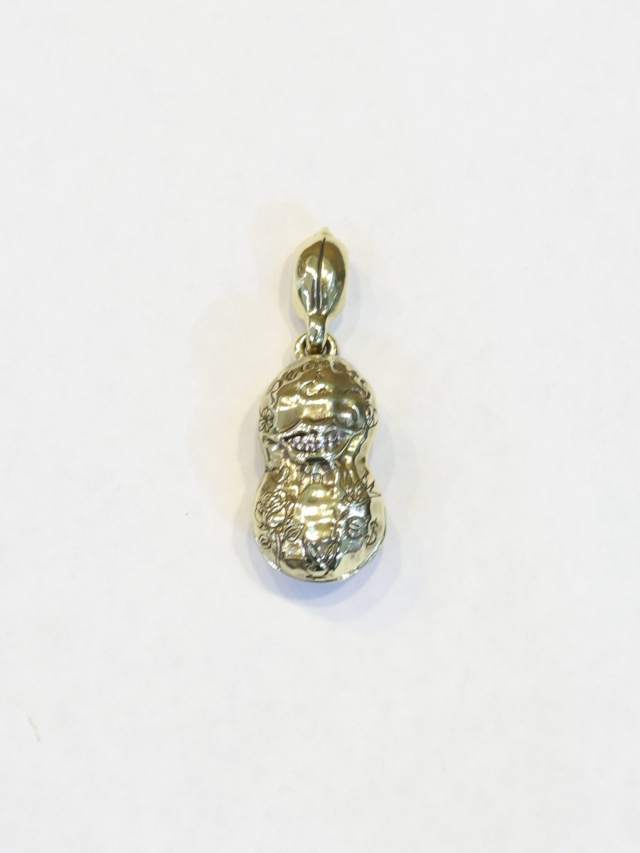 Peanuts&Co　「NORMAL TATTOO PEANUTS SLIDE M BRASS × SILVER」　BRASS製 ペンダントトップ