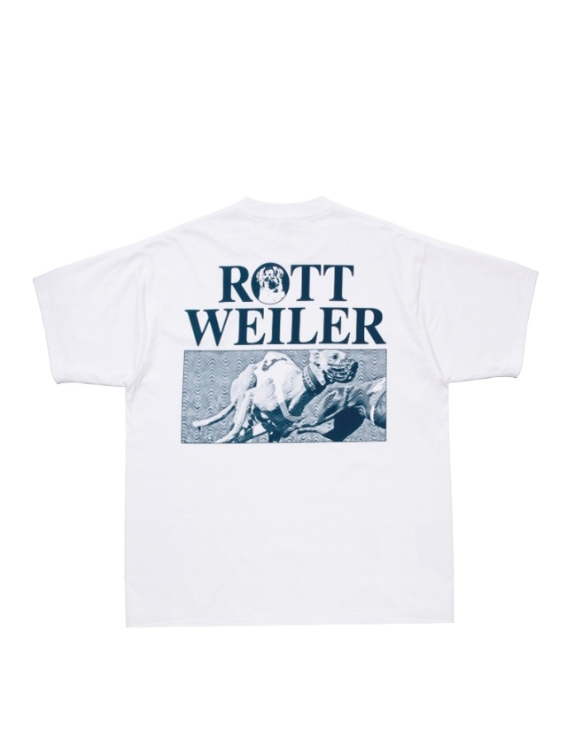 ROTTWEILER 　　「DOGRACE TEE」 　ピグメントダイ ティーシャツ