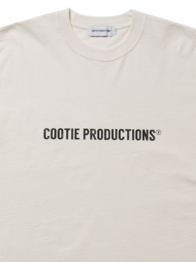 cootie tシャツ　ベージュ　m size COOTIE / Dry Tech Jersey Oversized S/S Tee -White-
