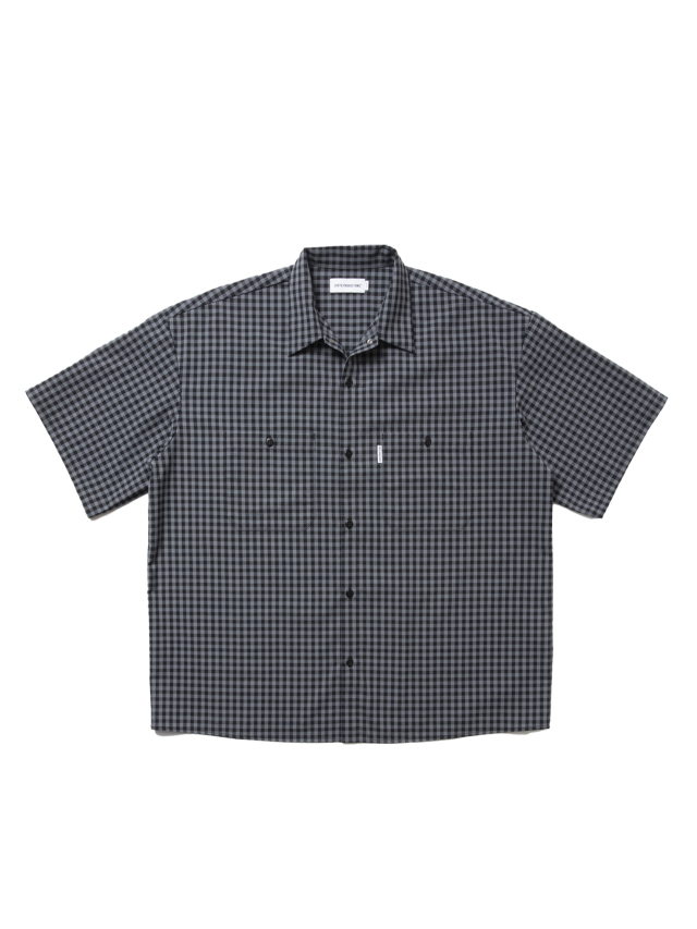 cootie T/W WORK L/S SHIRT オンブレ　チェック COOTIE PRODUCTIONS/CHECK T/W Open Collar L/S Shirt（Ombre
