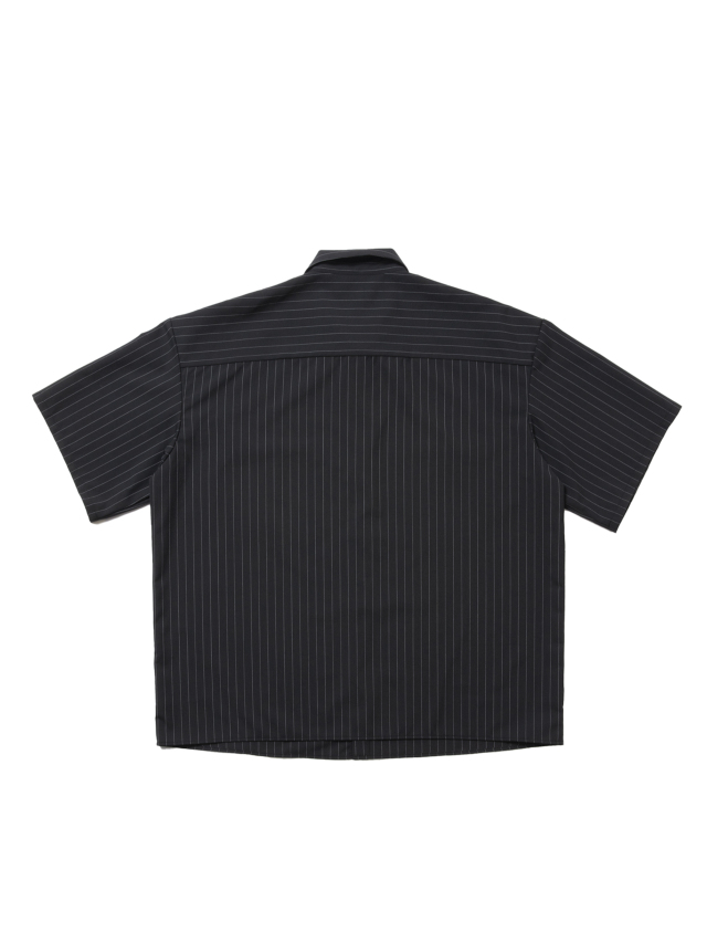 COOTIE 「T/W Work S/S Shirt <STRIPE>」 オープンカラー ワーク