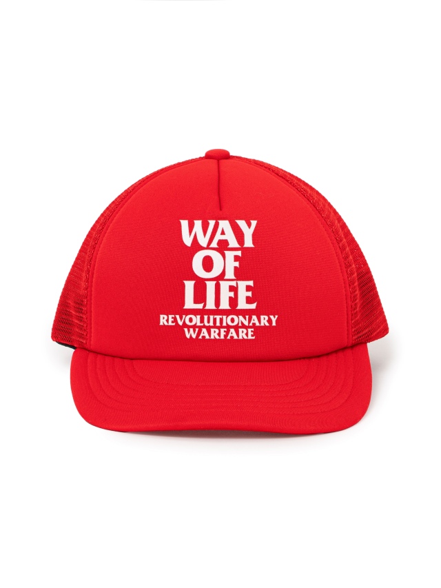 WAY OF LIFE キャップ MESH CAP “WAY OF LIFE”」 メッシュキャップ