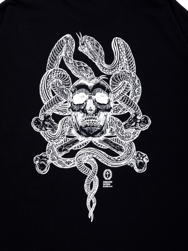 ANTIDOTE BUYERS CLUB 「ASIC Oversized S/S Tee (Skull N' Snake