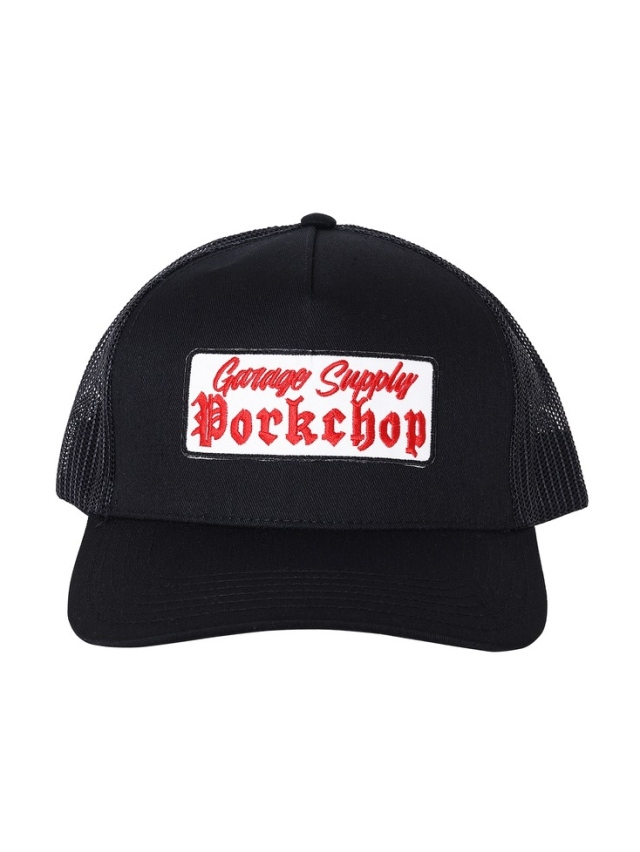 パオパオチャンネル　キャップ PORKCHOP GARAGE SUPPLY 「O.E. WAPPEN MESH CAP」 5パネル