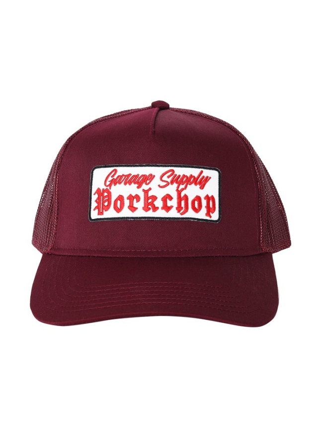 PORKCHOP GARAGE SUPPLY 「O.E. WAPPEN MESH CAP」 5パネル