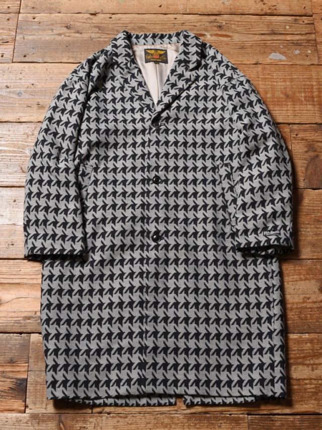 CALEE 「HOUND TOOTH PATTERN CHESTER COAT」 チェスターコート MASH 