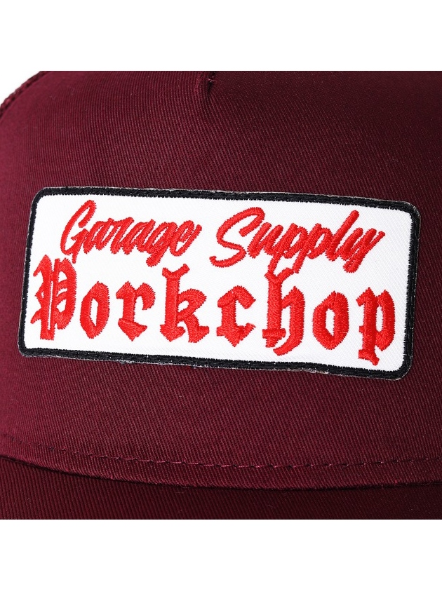 PORKCHOP GARAGE SUPPLY 「O.E. WAPPEN MESH CAP」 5パネル